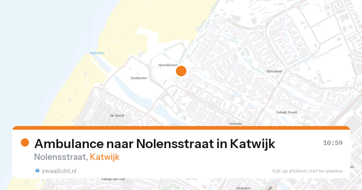 Ambulance naar Nolensstraat in Katwijk — 7 apr 2026