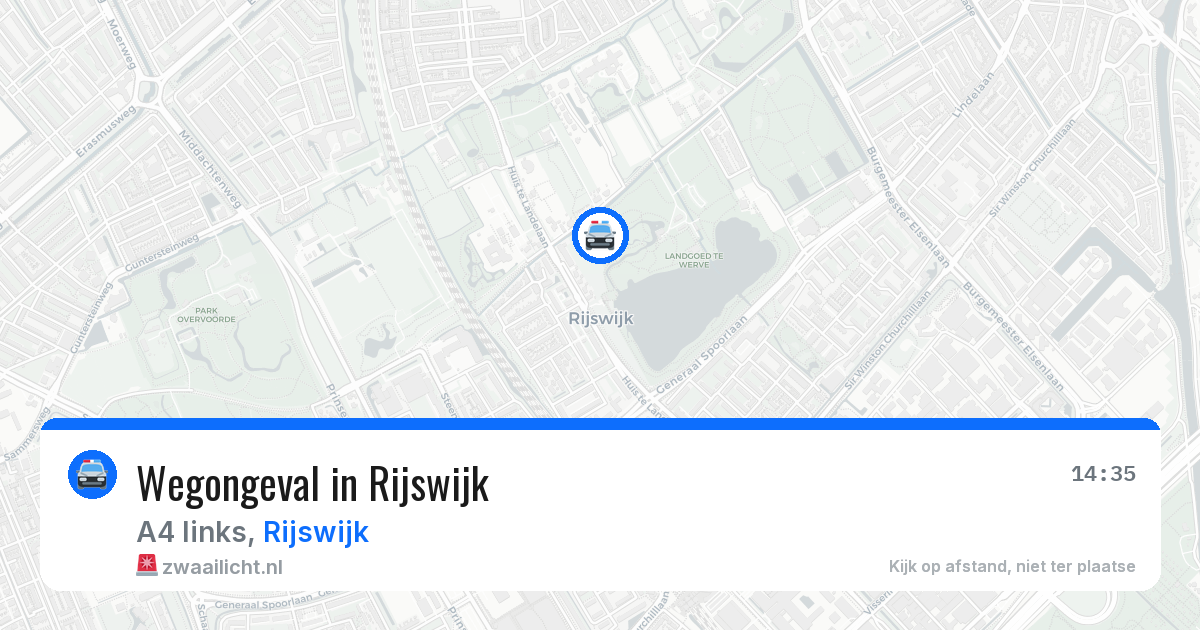 Wegongeval in Rijswijk — 21 jun 2026