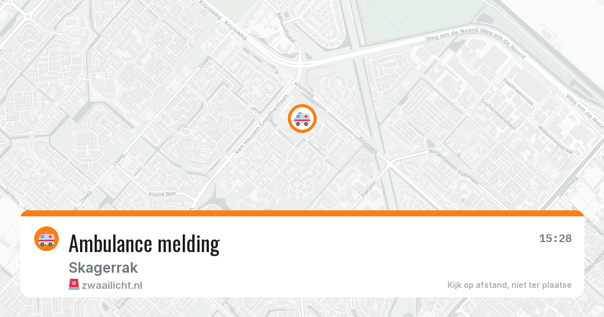Ambulance melding — 22 jun 2026