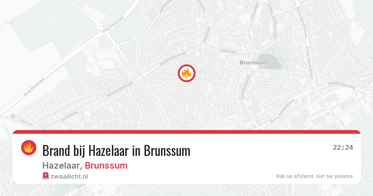 Brand bij Hazelaar in Brunssum — 5 mei 2026