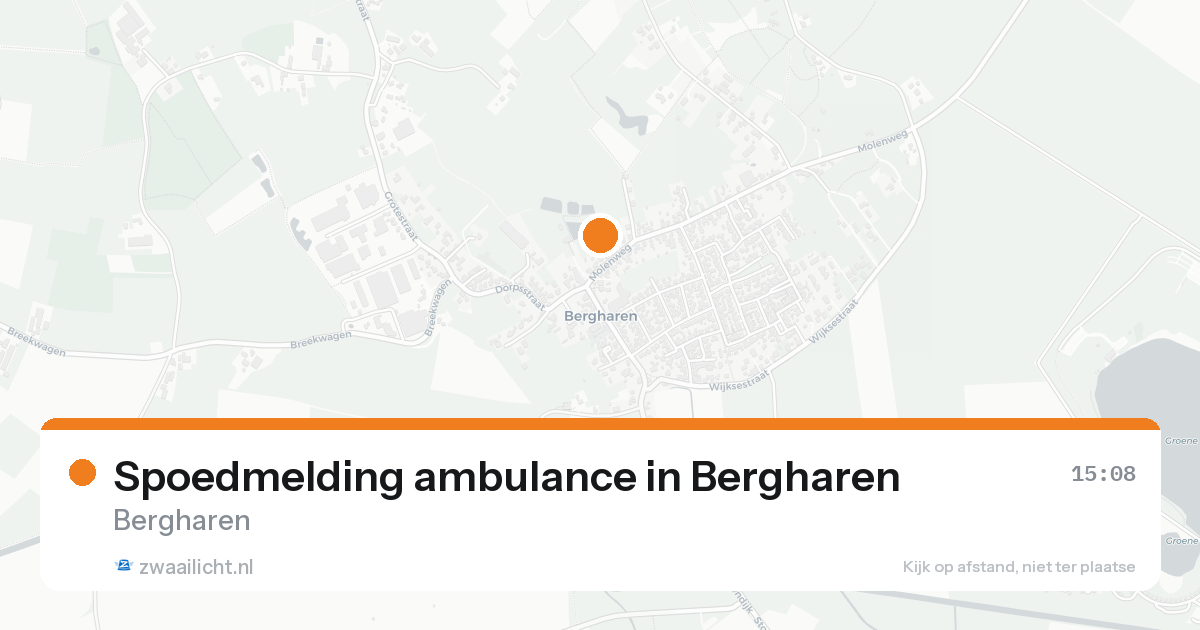 Spoedmelding ambulance in Bergharen — 30 jan 2026