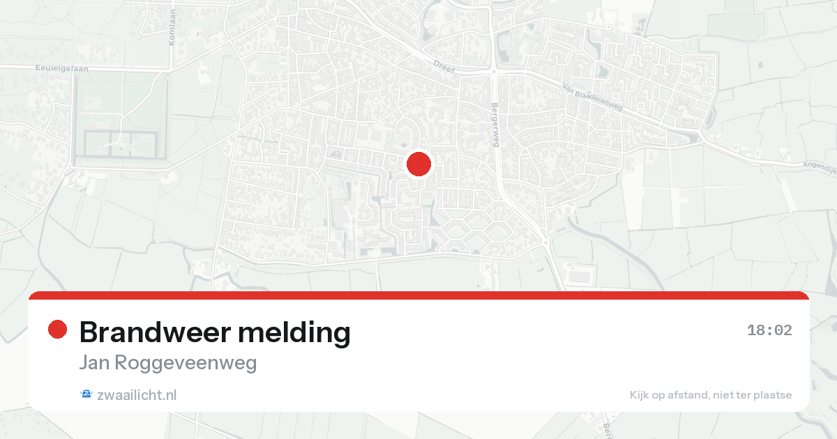 Brandweer melding — 5 jun 2026