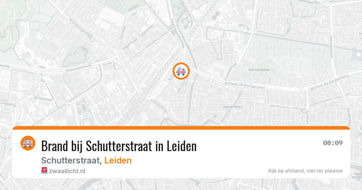 Brand bij Schutterstraat in Leiden — 30 jun 2026