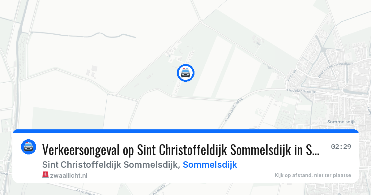 Verkeersongeval op Sint Christoffeldijk Sommelsdijk in Sommelsdijk — 15 mei 2026