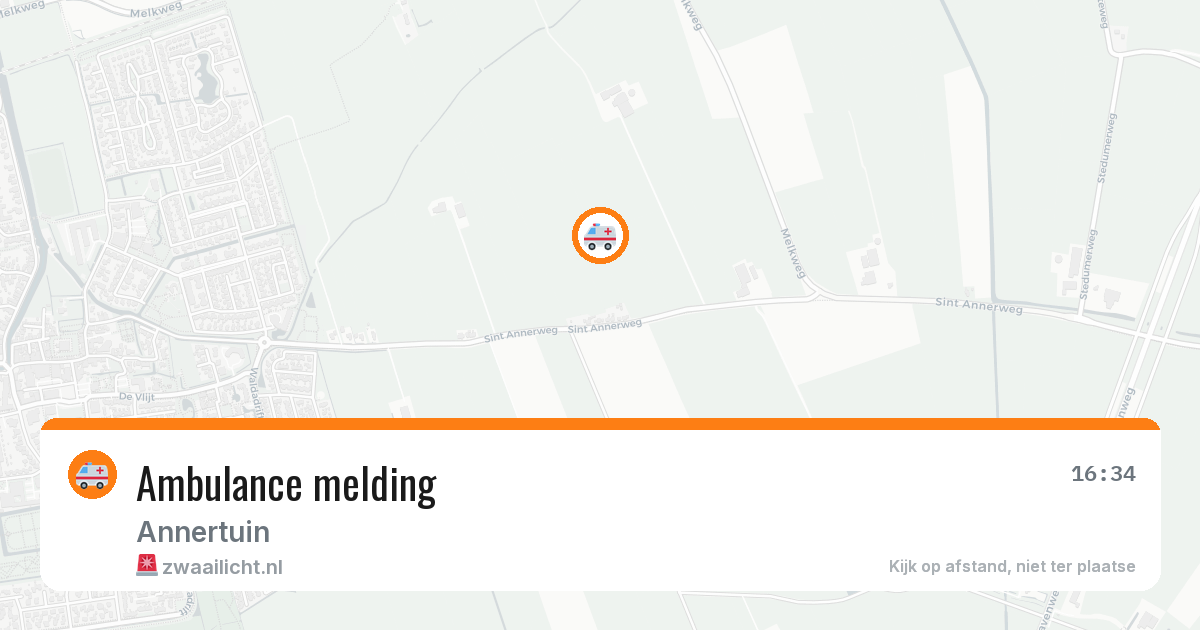 Ambulance melding — 26 jun 2026