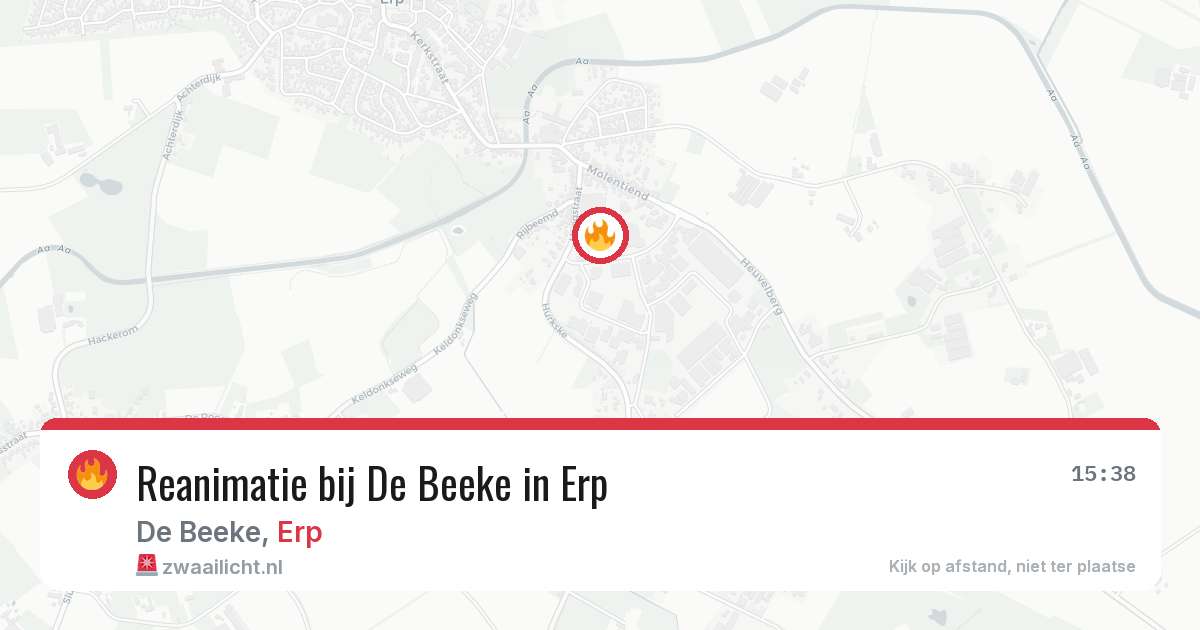 Reanimatie bij De Beeke in Erp — 4 mrt 2026