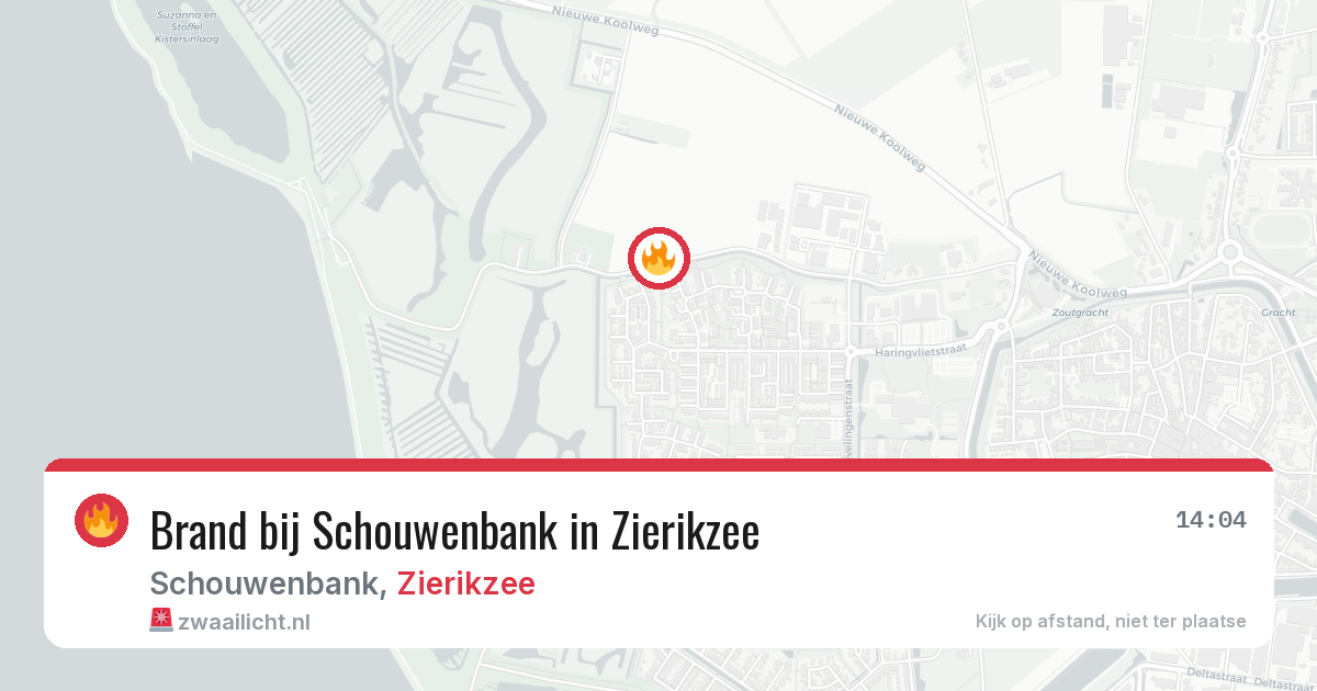 Brand bij Schouwenbank in Zierikzee — 30 apr 2026