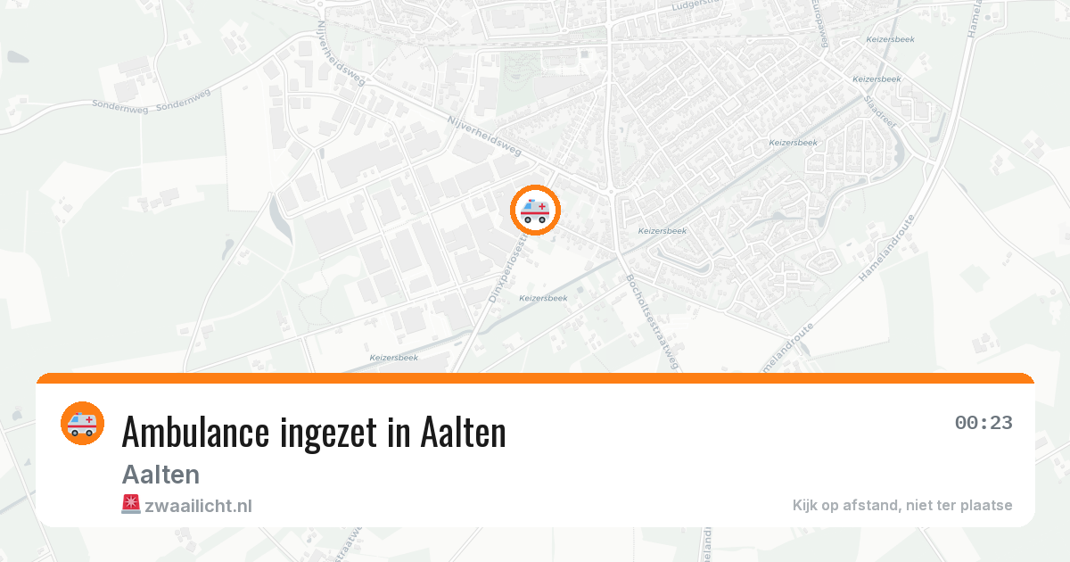Ambulance ingezet in Aalten — 31 jul 2026