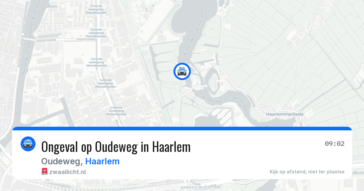 Ongeval op Oudeweg in Haarlem — 29 jun 2026