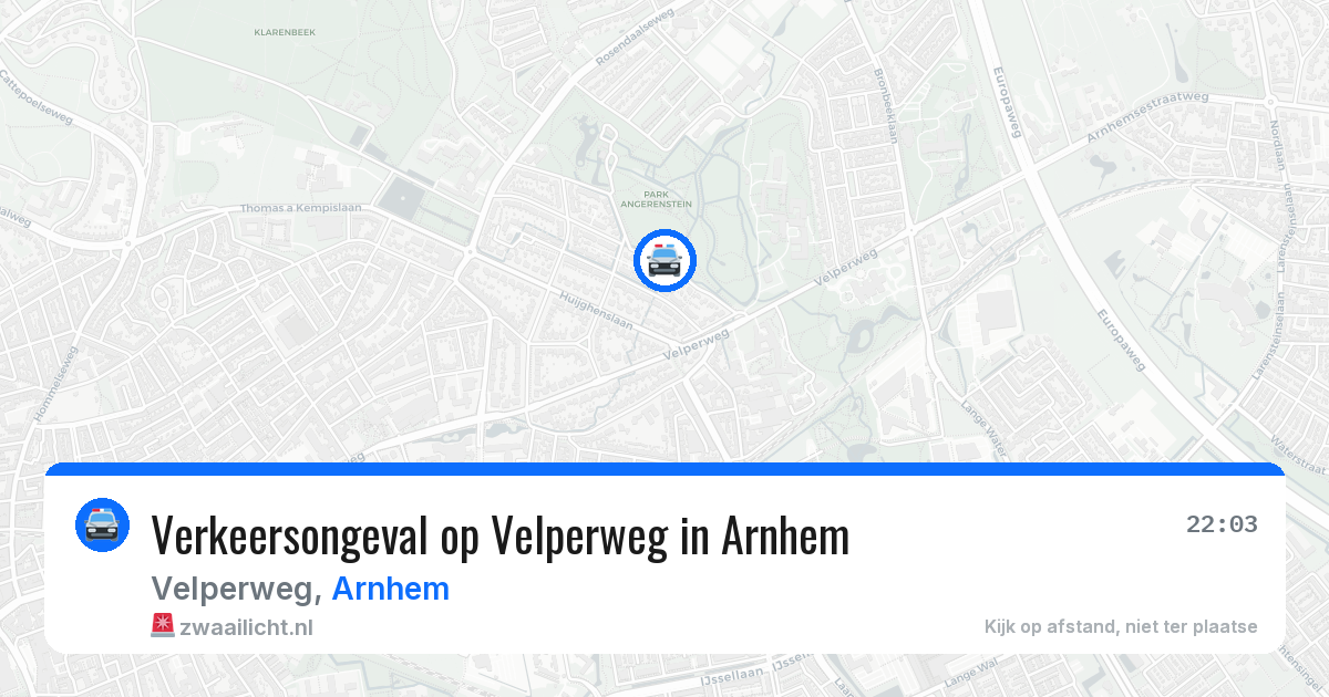 Verkeersongeval op Velperweg in Arnhem — 30 mei 2026