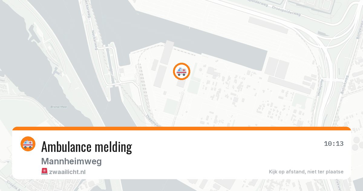 Ambulance melding — 1 jul 2026