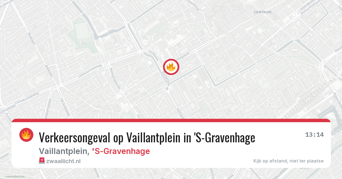 Verkeersongeval op Vaillantplein in 'S-Gravenhage — 26 mei 2026