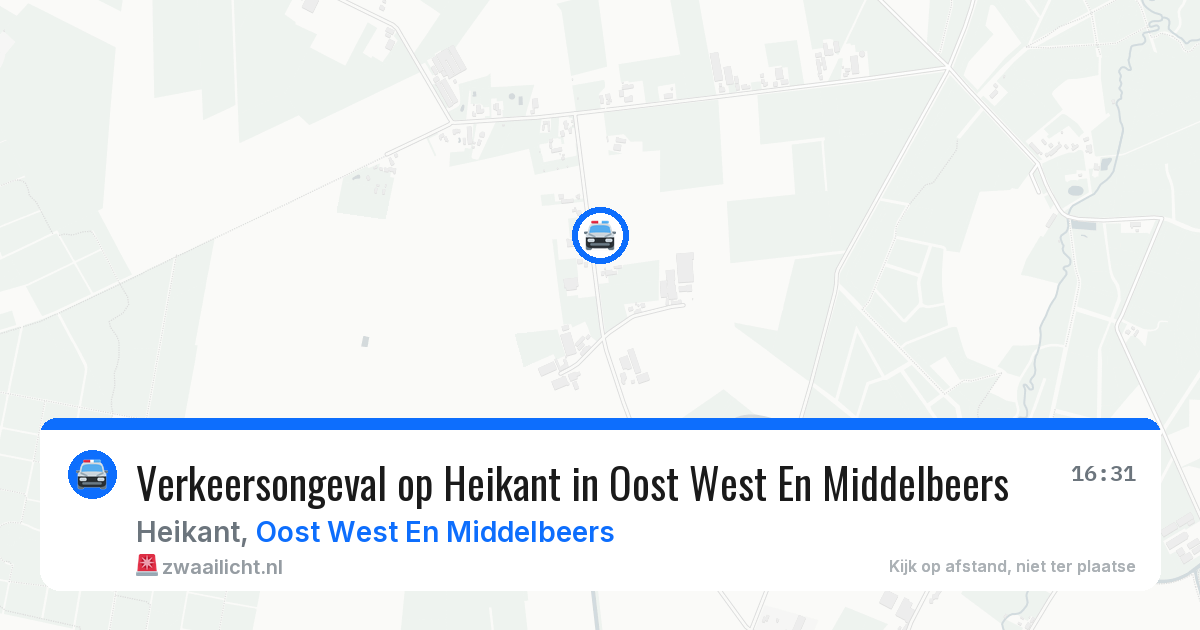 Verkeersongeval op Heikant in Oost West En Middelbeers — 3 jun 2026