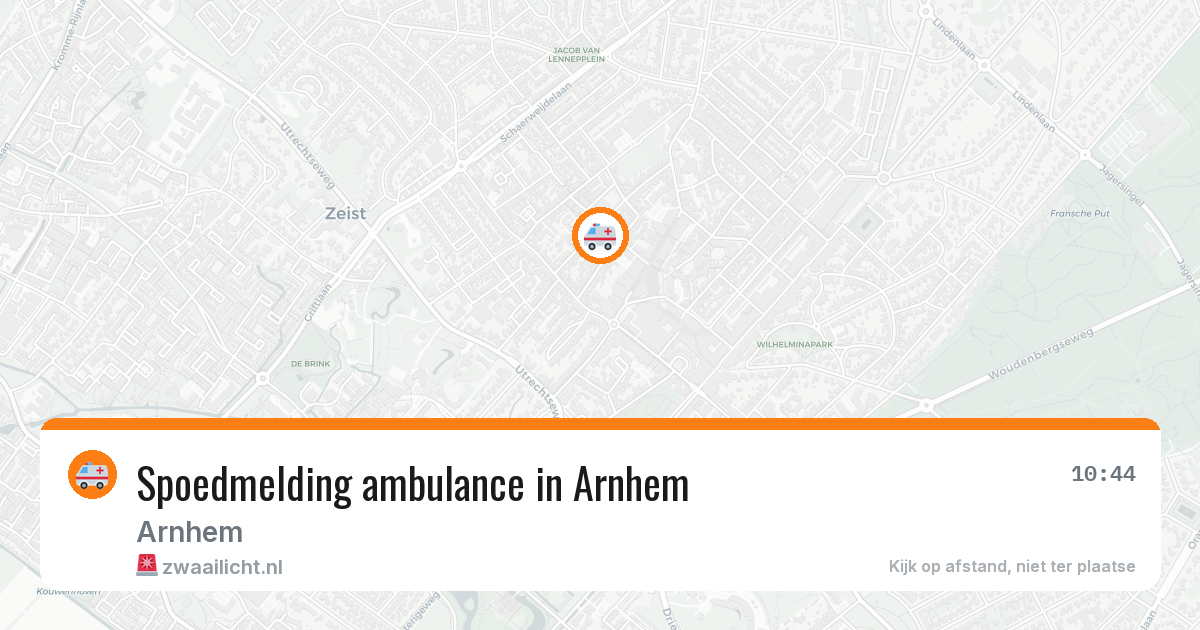 Spoedmelding ambulance in Arnhem — 3 feb 2026