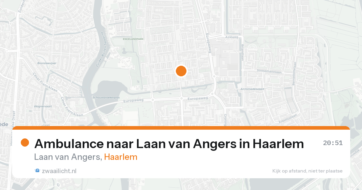 Ambulance naar Laan van Angers in Haarlem — 7 feb 2026