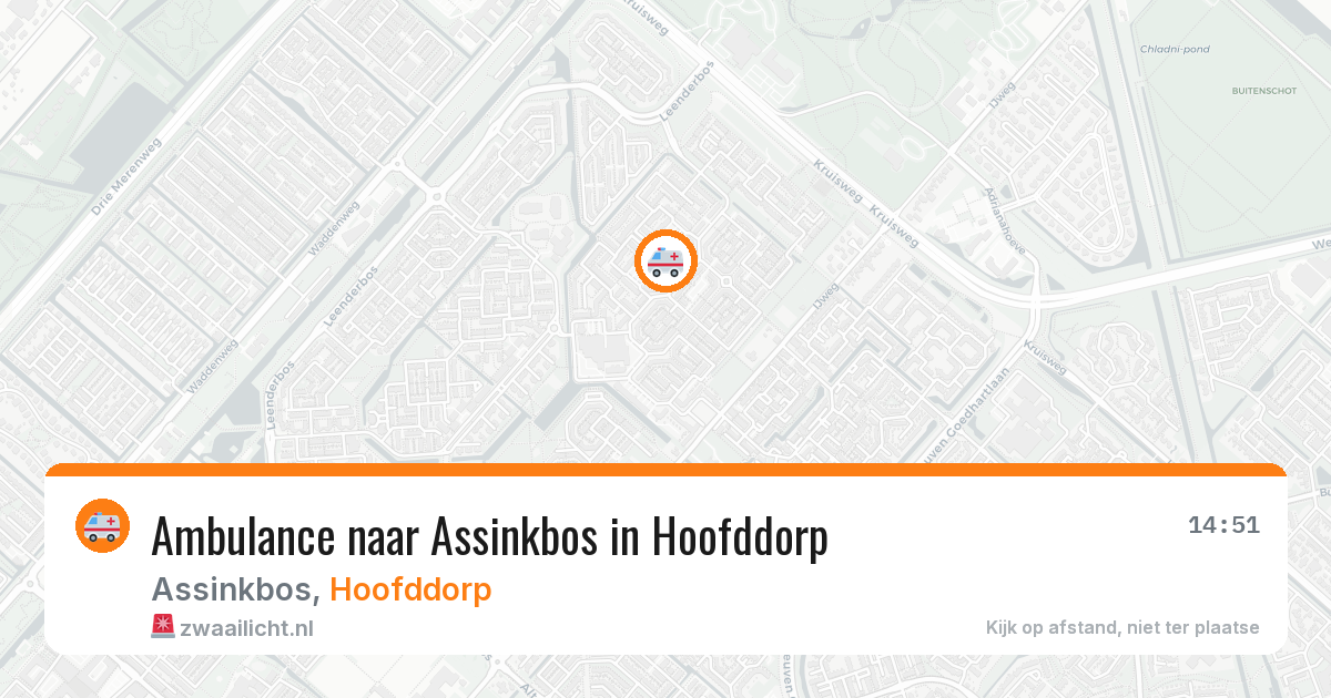 Ambulance naar Assinkbos in Hoofddorp — 2 jul 2026