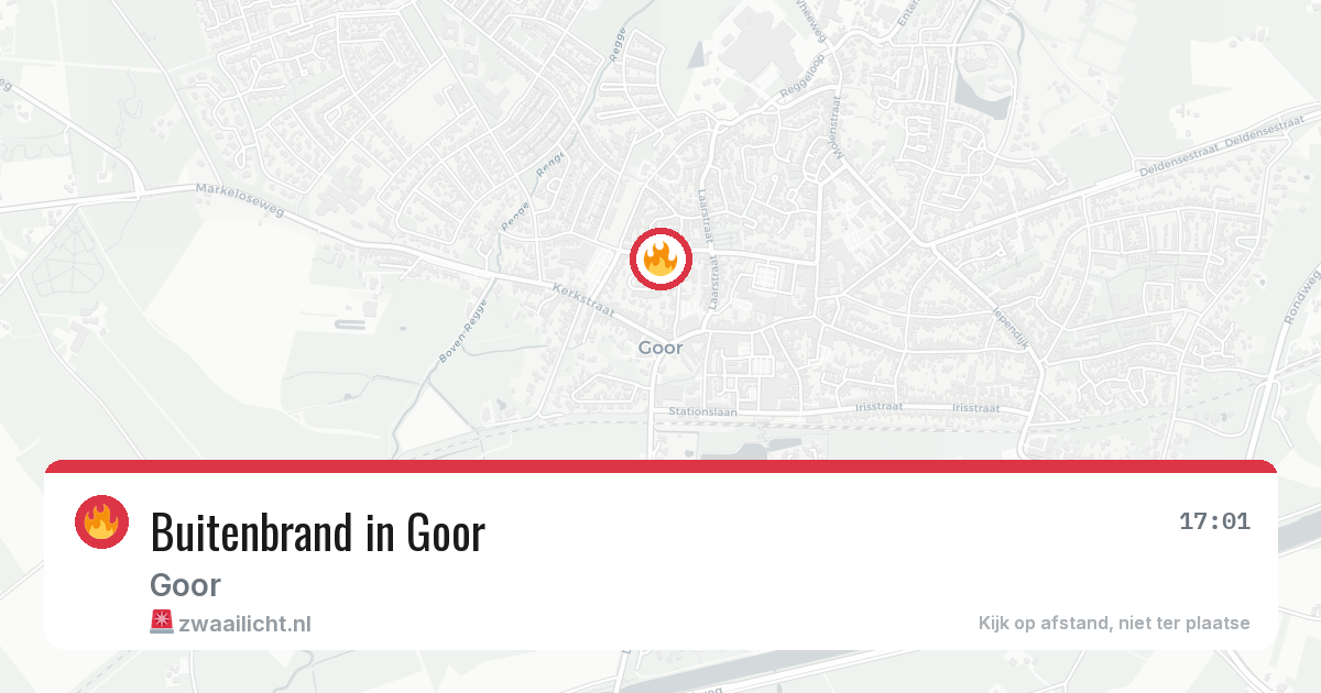 Buitenbrand in Goor — 14 mei 2026