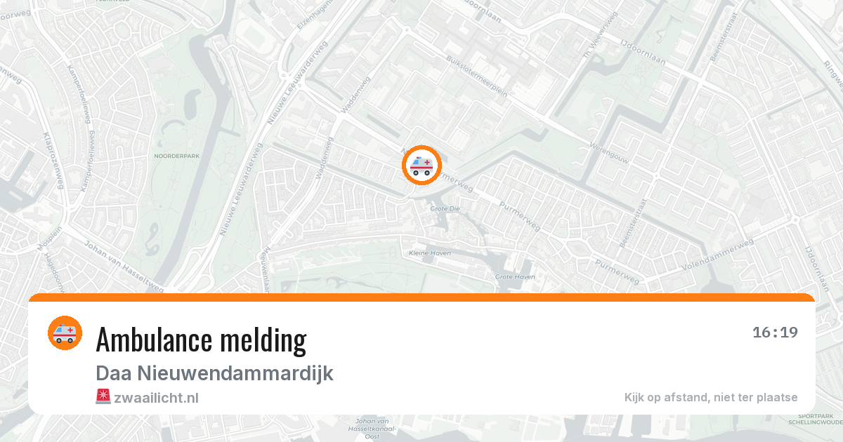 Ambulance melding — 5 mei 2026