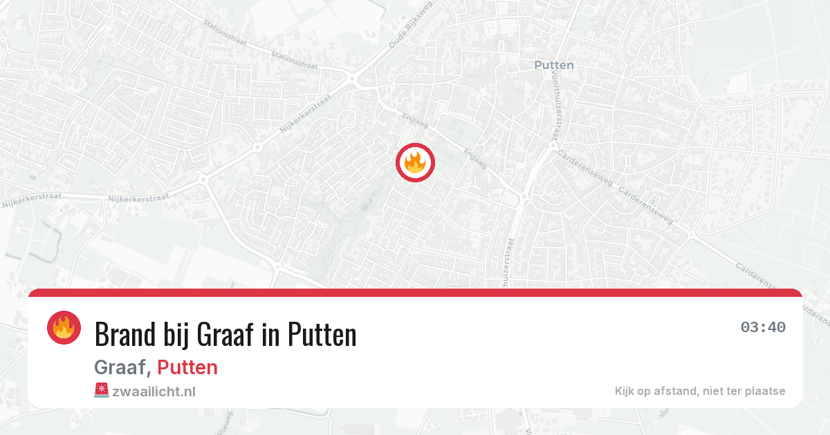 Brand bij Graaf in Putten — 10 jun 2026