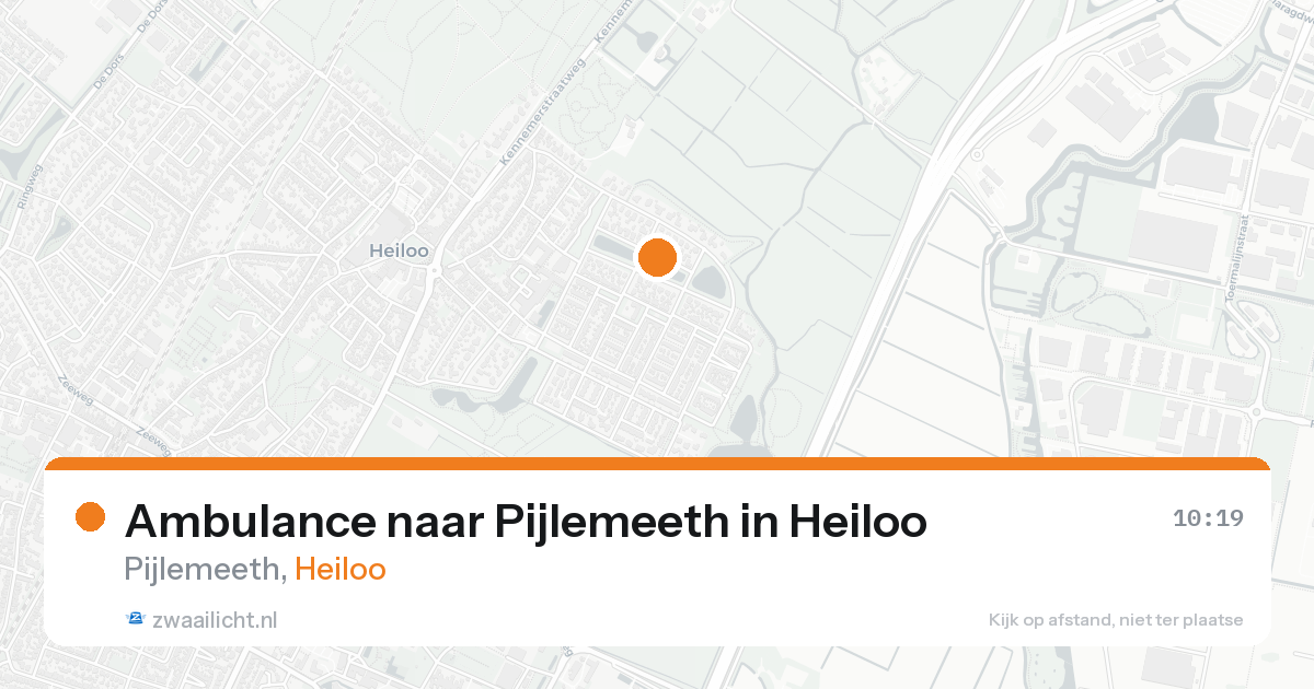 Ambulance naar Pijlemeeth in Heiloo — 18 aug 2026