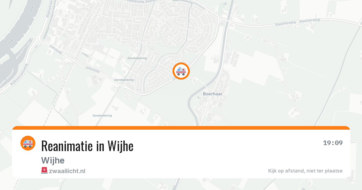 Reanimatie in Wijhe — 28 jun 2026