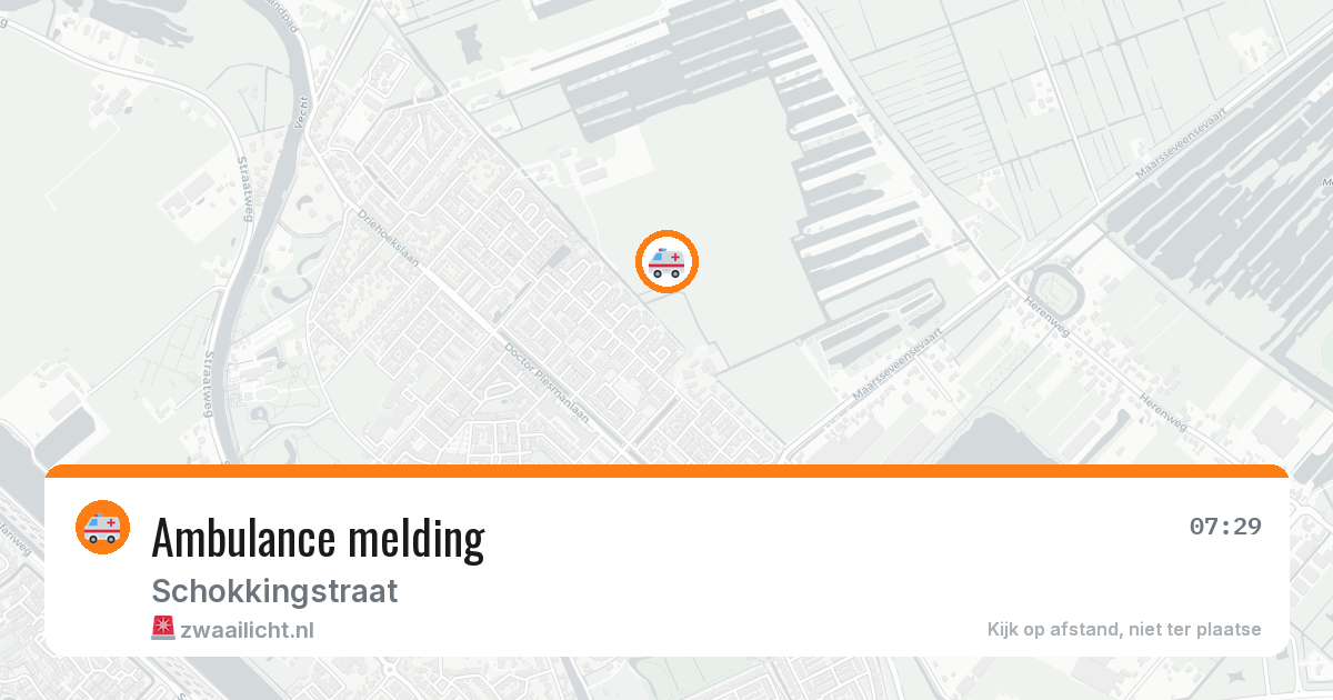 Ambulance melding — 9 mei 2026
