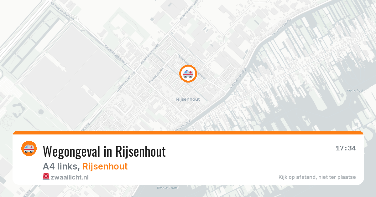 Wegongeval in Rijsenhout — 11 apr 2026