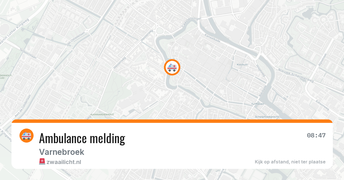Ambulance melding — 6 mei 2026