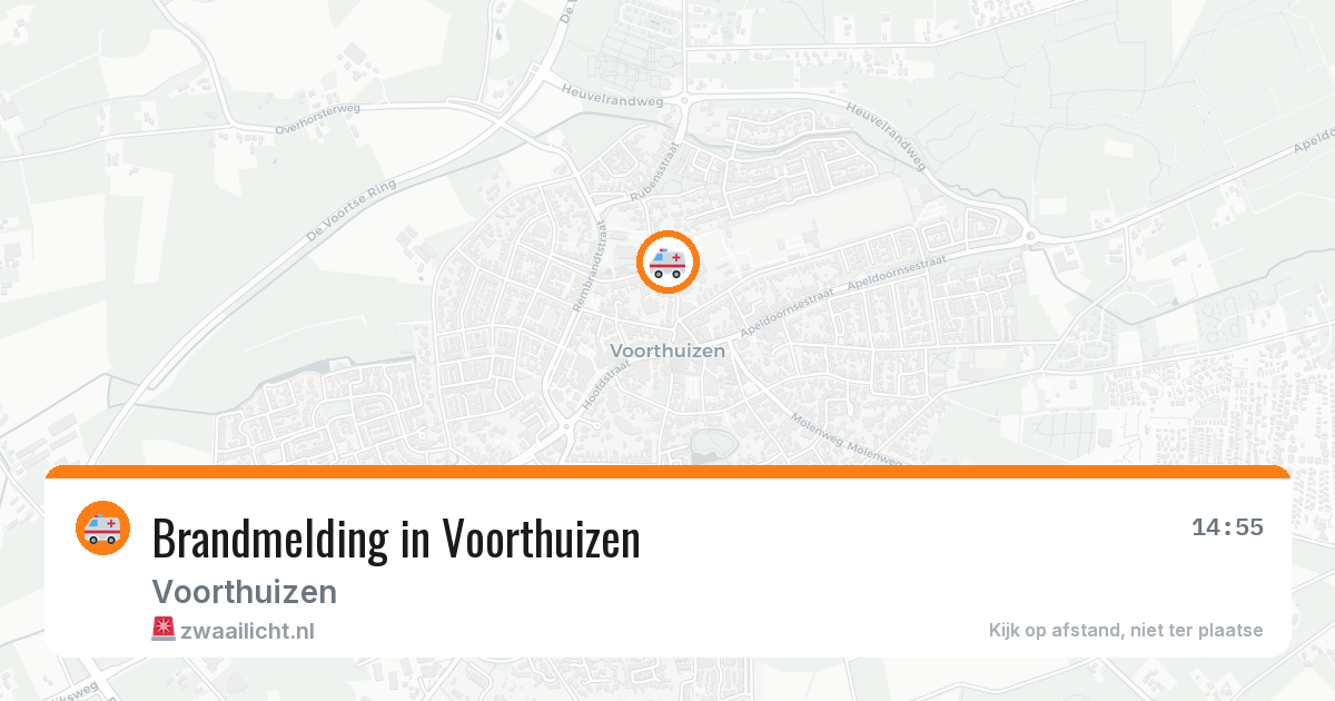 Brandmelding in Voorthuizen — 27 apr 2026