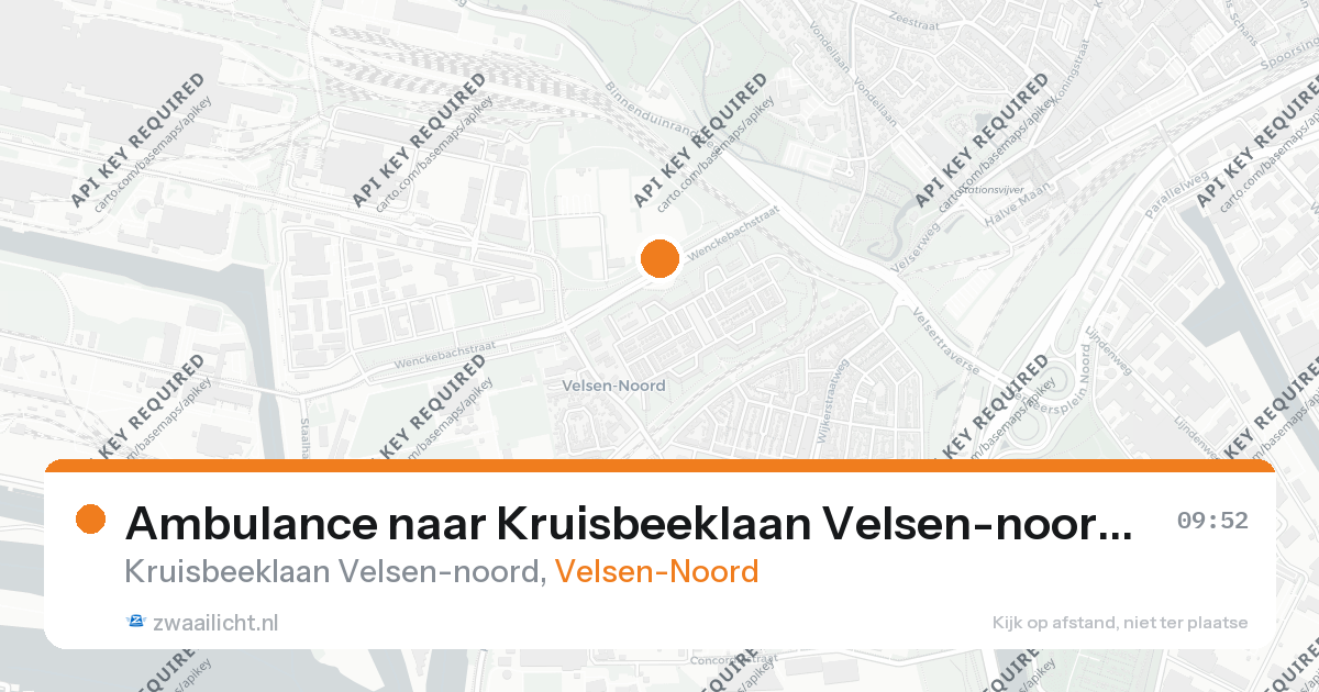 Ambulance naar Kruisbeeklaan Velsen-noord in Velsen-Noord — 26 aug 2026