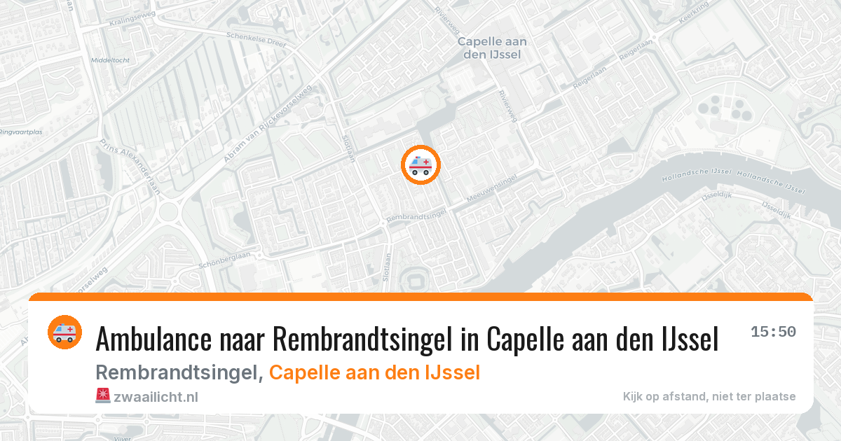 Ambulance naar Rembrandtsingel in Capelle aan den IJssel — 27 mei 2026