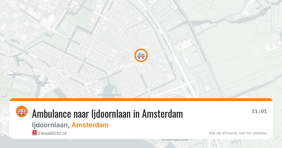 Ambulance naar Ijdoornlaan in Amsterdam — 26 mei 2026