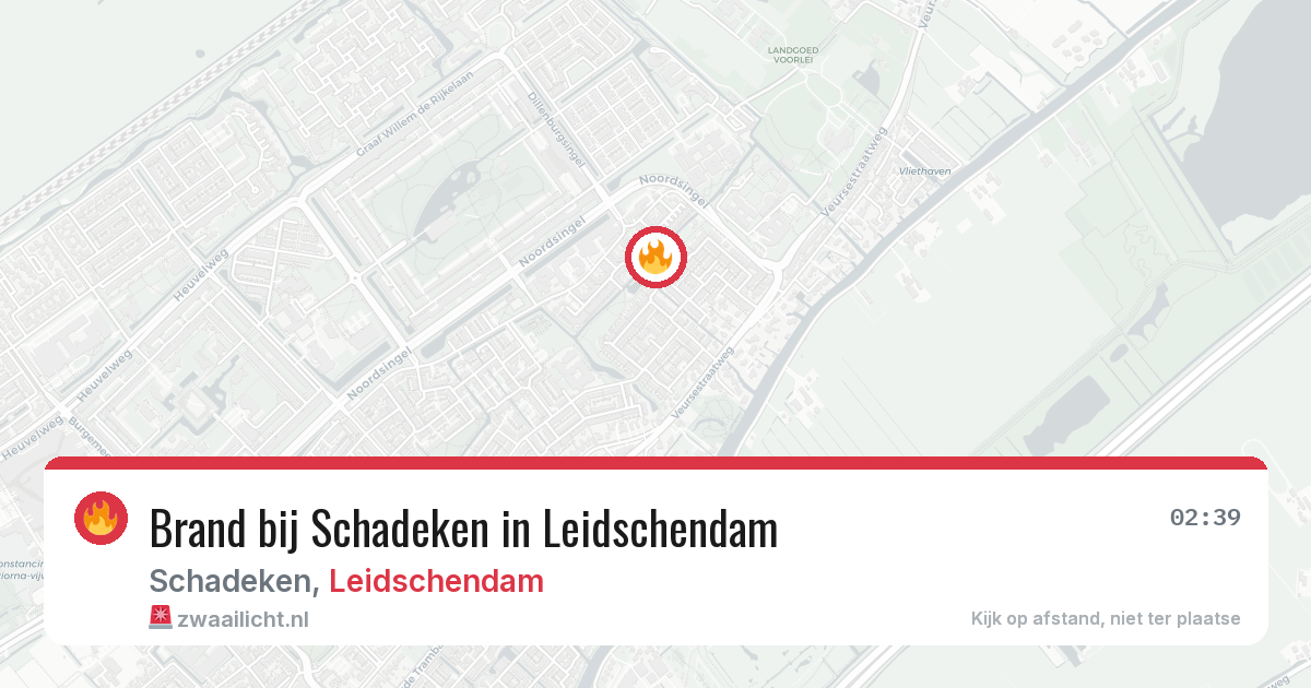 Brand bij Schadeken in Leidschendam — 15 jun 2026