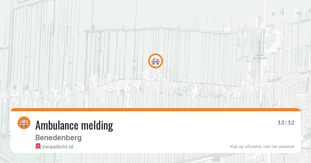 Ambulance melding — 17 jul 2026
