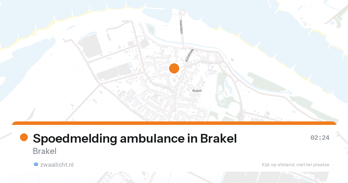 Spoedmelding ambulance in Brakel — 7 feb 2026