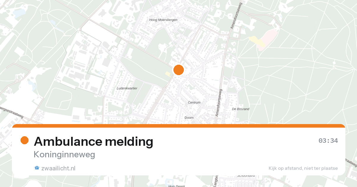 Ambulance melding — 7 feb 2026