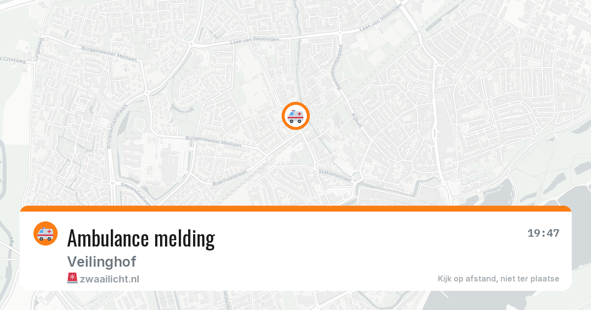 Ambulance melding — 9 jun 2026