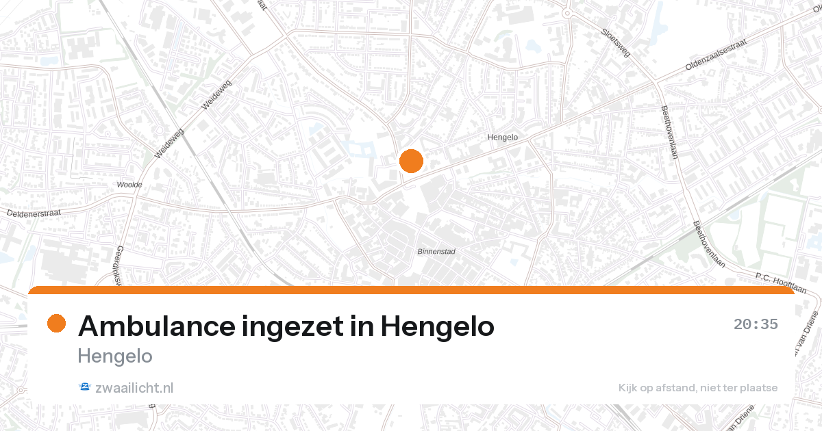 Ambulance ingezet in Hengelo — 7 jul 2026