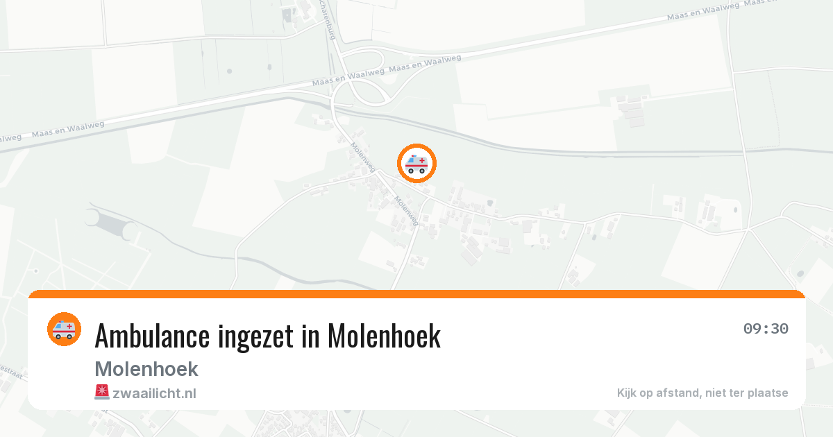 Ambulance ingezet in Molenhoek — 8 apr 2026