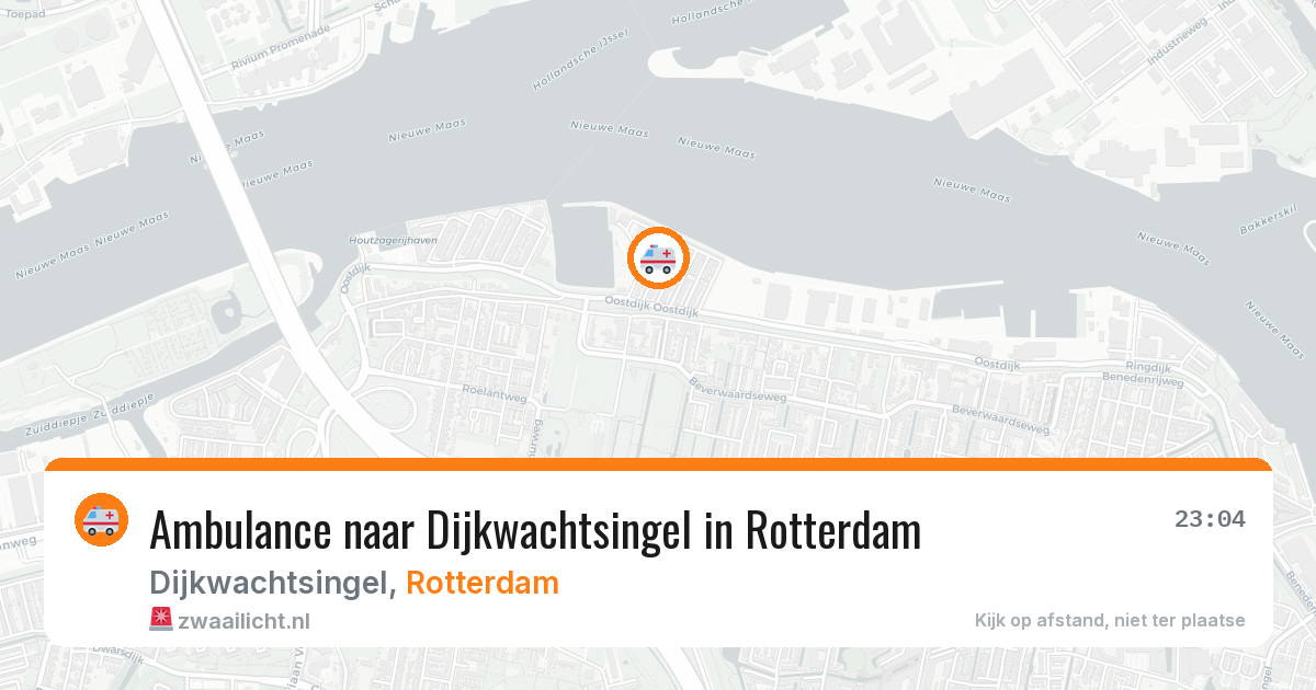 Ambulance naar Dijkwachtsingel in Rotterdam — 3 jul 2026