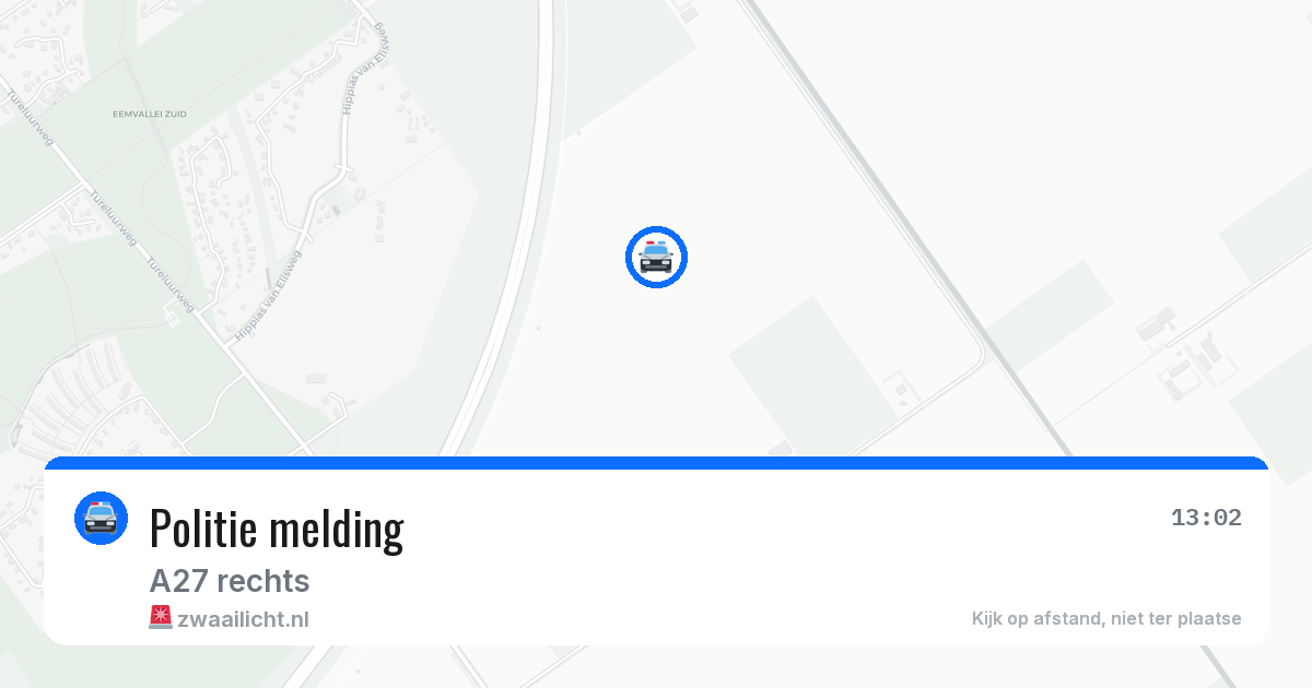 Politie melding — 27 mrt 2026