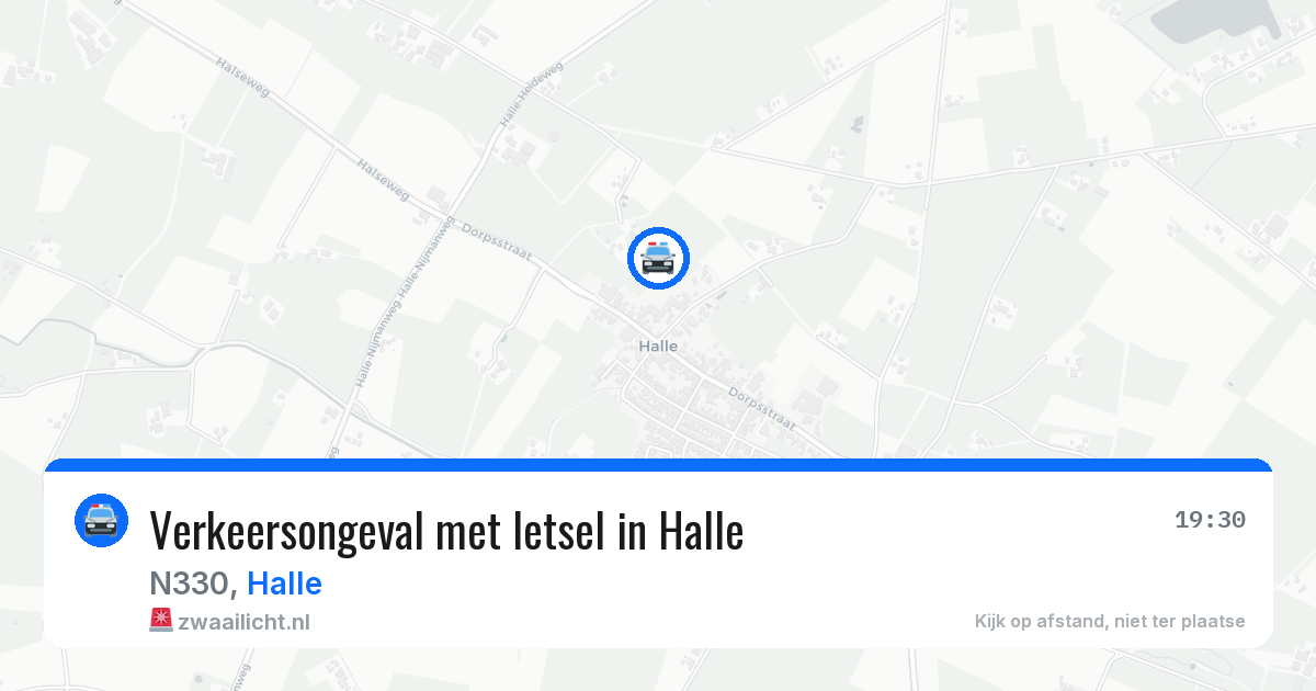 Verkeersongeval met letsel in Halle — 22 mrt 2026