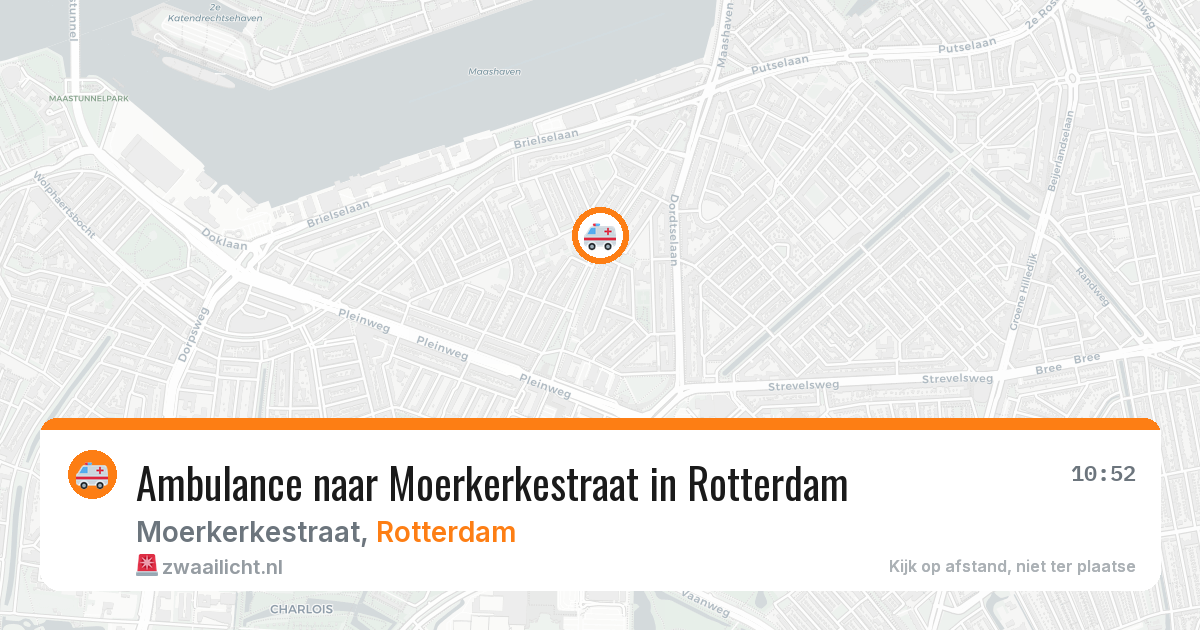 Ambulance naar Moerkerkestraat in Rotterdam — 9 jun 2026