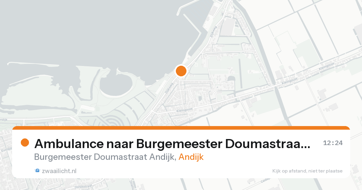 Ambulance naar Burgemeester Doumastraat Andijk in Andijk — 19 mei 2026