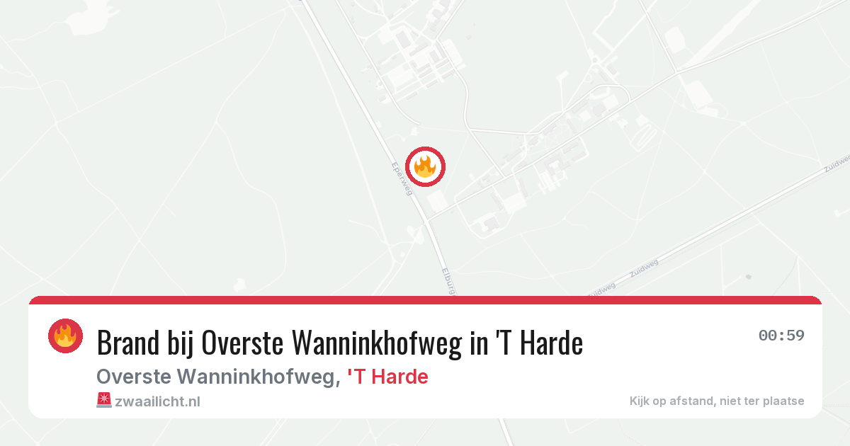 Brand bij Overste Wanninkhofweg in 'T Harde — 29 apr 2026