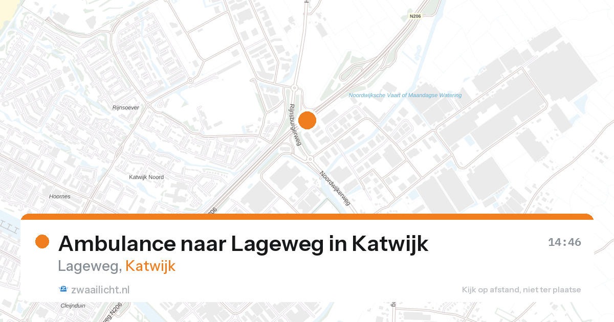 Ambulance naar Lageweg in Katwijk — 2 mrt 2026