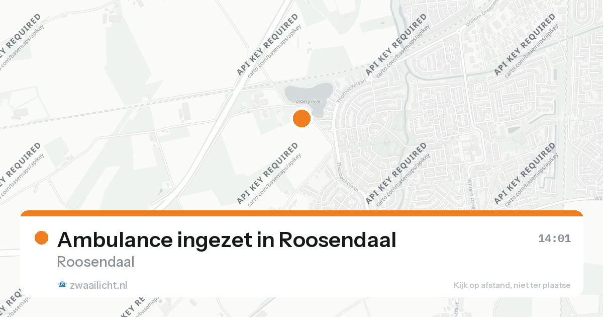 Ambulance ingezet in Roosendaal — 26 aug 2026