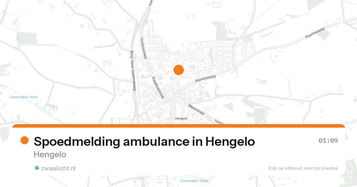 Spoedmelding ambulance in Hengelo — 7 feb 2026