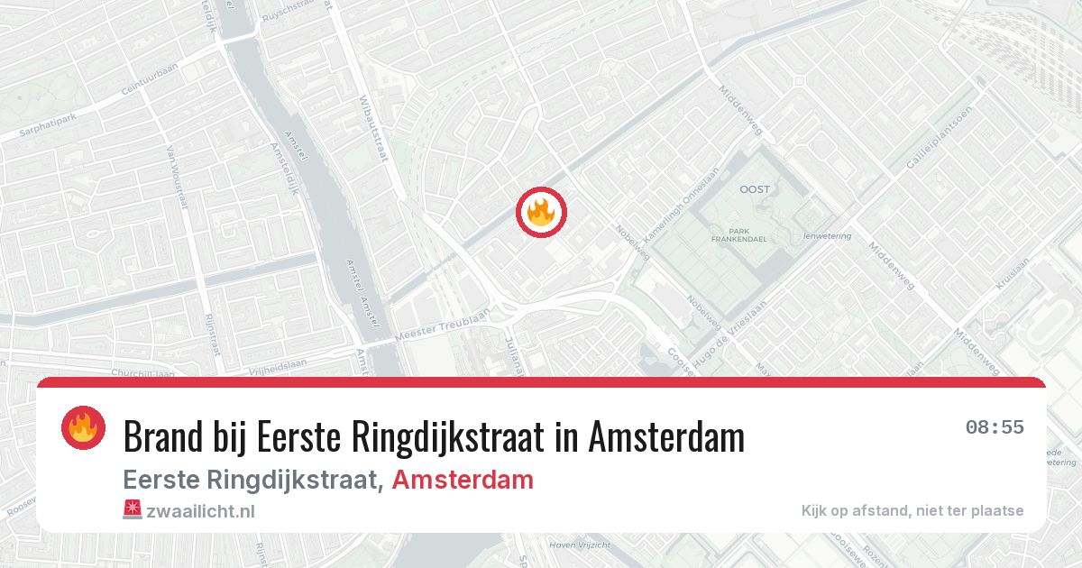 Brand bij Eerste Ringdijkstraat in Amsterdam — 5 mrt 2026