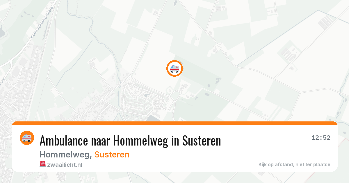 Ambulance naar Hommelweg in Susteren — 3 mrt 2026